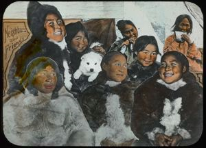 Image of Eskimos [Inughuit], North Greenland, Composite